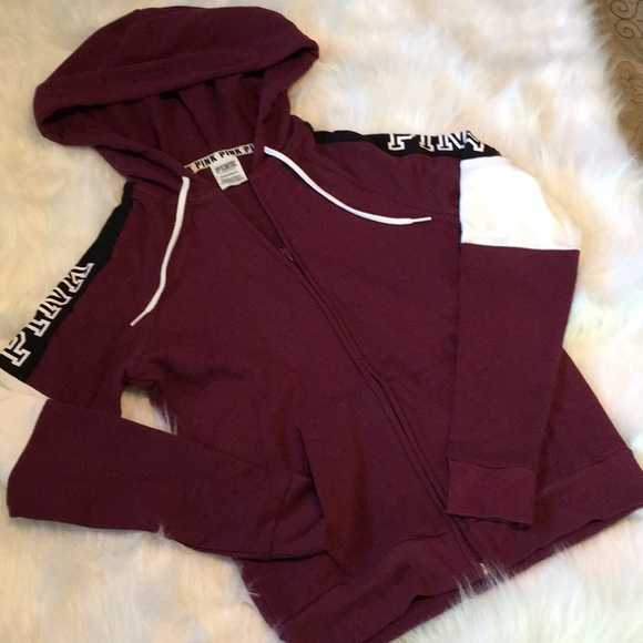 VS Pink Campus Full Zip XS - Picture 1 of 4